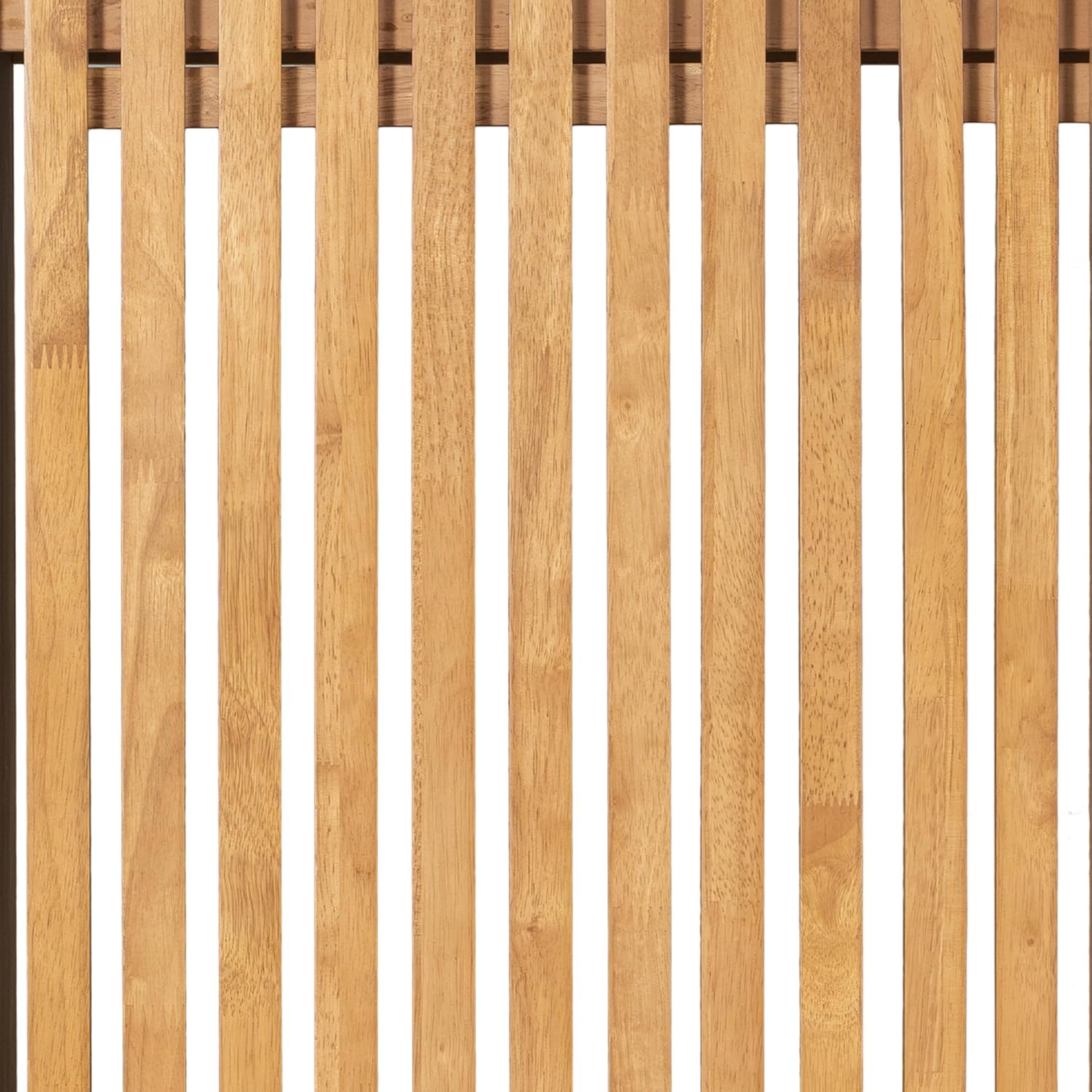 King Solid Wood Platform Bed Frame with Slat Headboard & Side Storage Cabinets, No Box Spring Needed, Modern Bedroom Bed with Display Shelf